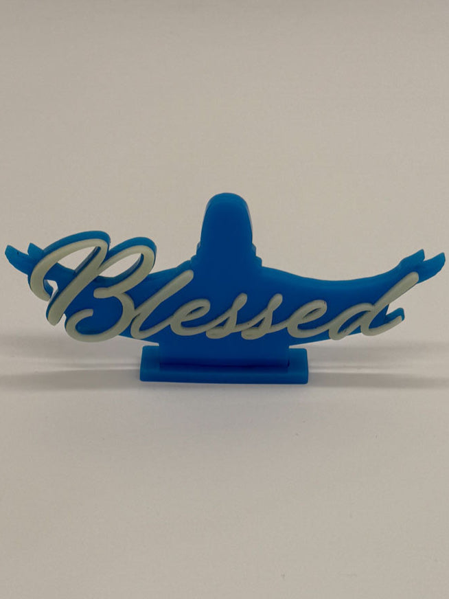 "Blessed" 3" X 5" Desk Ornament