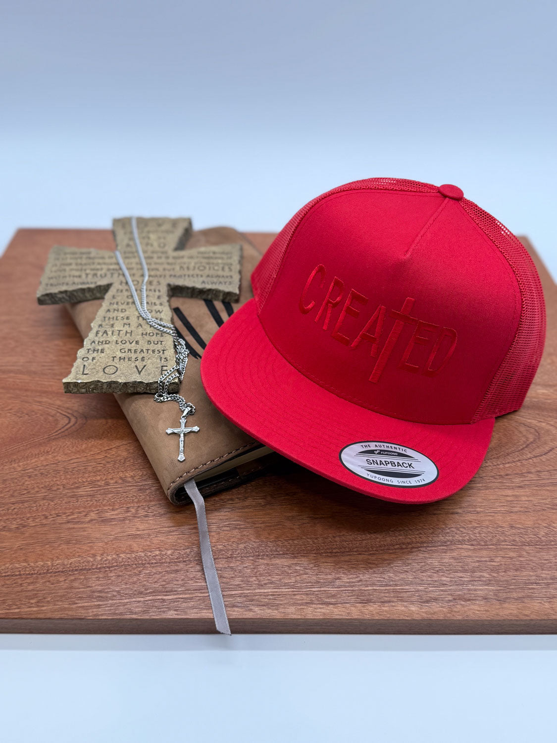 "Created With A Purpose" Embroidered Hat - GOdCREATEd