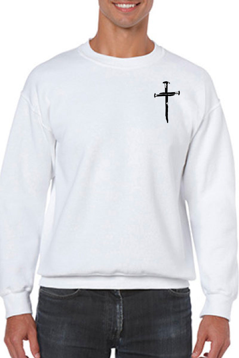 "The Way The Truth The Life" Embroidered Sweatshirt - GOdCREATEd