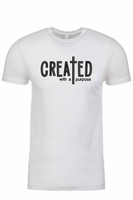 "Created with a Purpose" Printed Tshirt