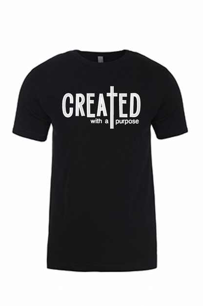 "Created with a Purpose" Printed Tshirt