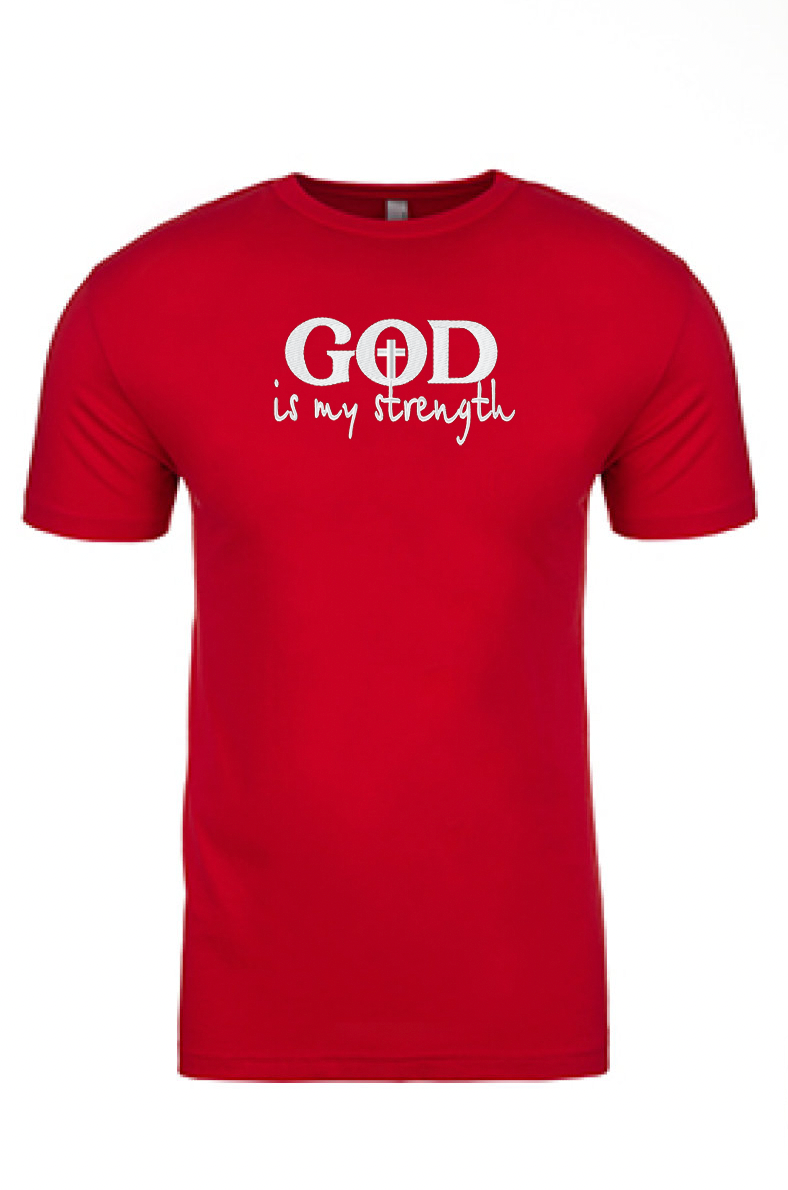 "God is My Strength" Printed Tshirt
