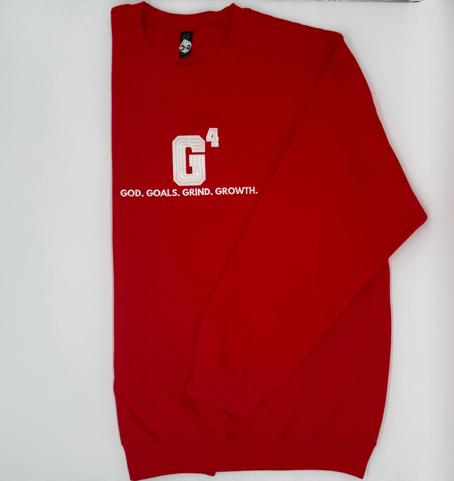 G4 God. Goals. Grind. Growth. Embroidered. Sweatshirt.