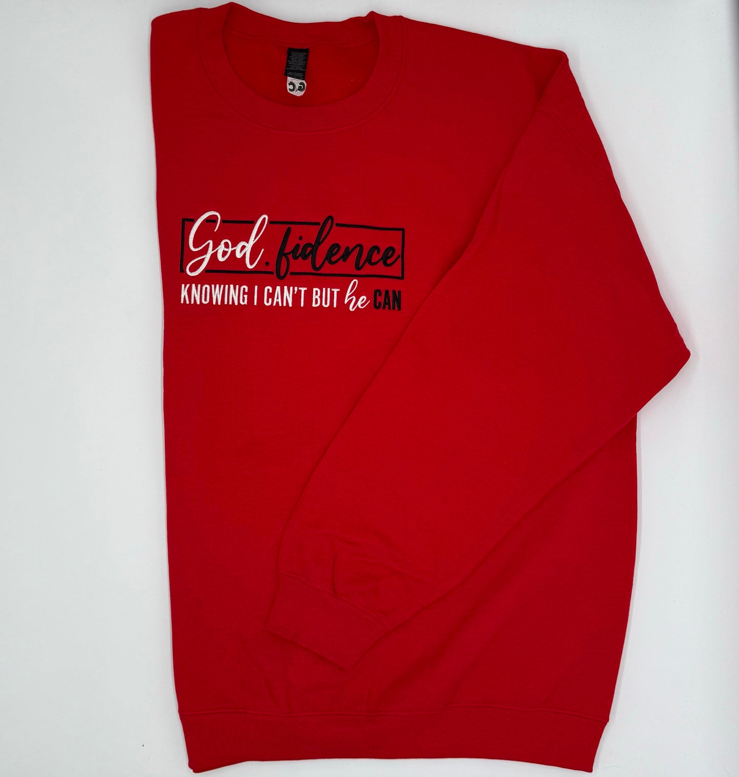 God-fidence Embroidered Sweatshirt